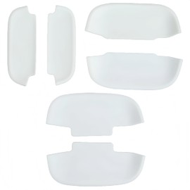 RXCARGO Door Parts Car Parts for Daihatsu Hyjet Cargo Atley S700V S710V R3.12 - Exterior Car Dedicated Door Panel Outdoor Door Handle Rubber Protector Protective Scratch Resistant Accessories (White)