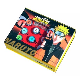 Veraly Anillo Miembro Akatsuki Cosplay Anime Naruto 10 Piezas