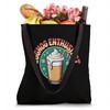 Eggnog Enthusiast Funny Holiday Drink Tote Bag