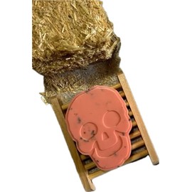 Queen's Quarter's Soap Rose & Ylang Ylang Handmade Goat's Milk Skull Shaped Soap