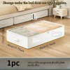 3 Pcs Foldable Storage Boxes for Clothes, Underbed Storage Organizer