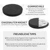 Pack of 6 Neodymium Magnets Rubberised Rubber Round Magnets Magnetic