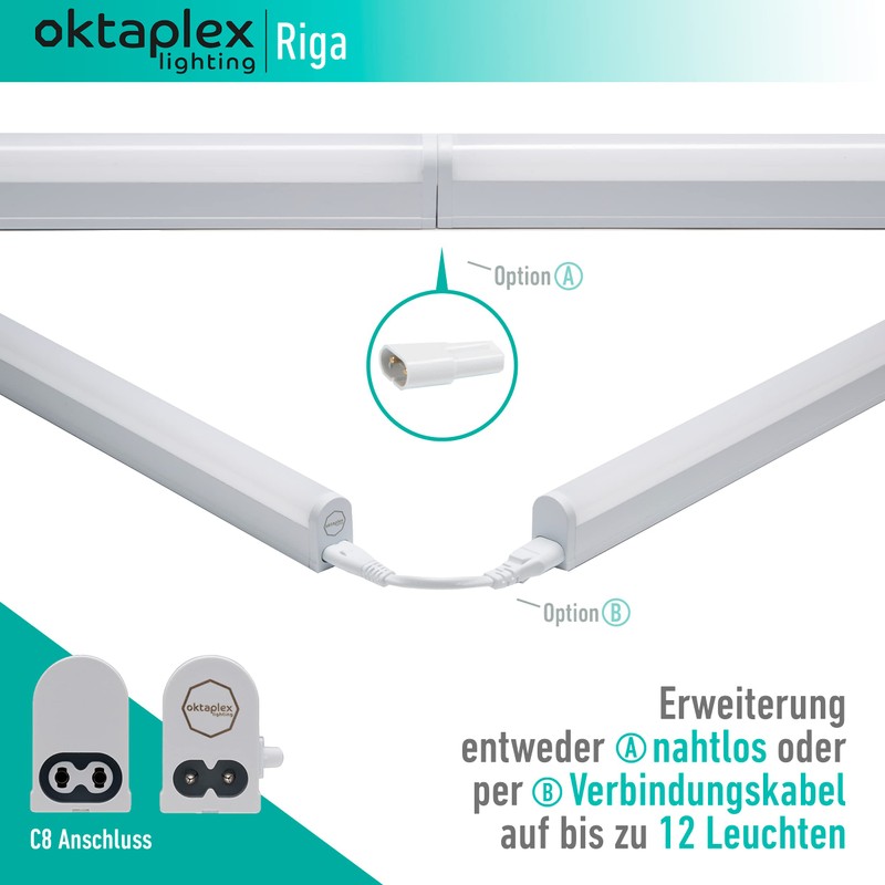 Oktaplex Riga Under-Unit Light Kitchen LED Neutral White 4000 K