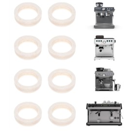 8Pcs Felt Washer Replacement for Breville Espresso Machine Grinders Espresso Machine Accessories Wool Ring Parts Compatible with BES870, BES878, BES880, BES980, BCG820 Models