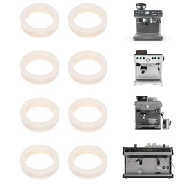8Pcs Felt Washer Replacement for Breville Espresso Machine Grinders Espresso Machine Accessories Wool Ring Parts Compatible with BES870, BES878, BES880, BES980, BCG820 Models