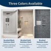 BAUNVB Shower Niche Insert Tile Ready, 12" Shower Niche No