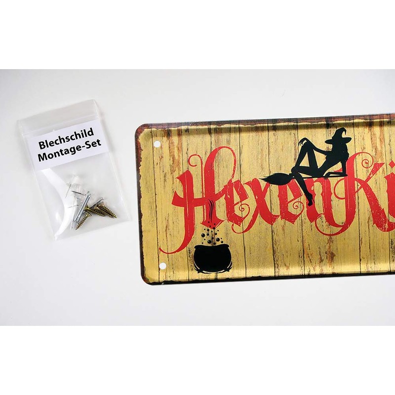 Blechschilder Witch Kitchen Retro Decoration Kitchen Dining Room Snack Food