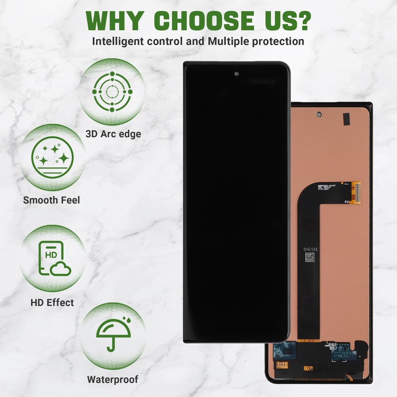 SWARK New 7.6'' TFT LCD Display for Galaxy Z Fold