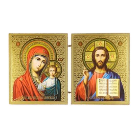 GMMH Icon 2 x Bound, Holy Mother of God and Jesus Christ, 21 x 12 cm
