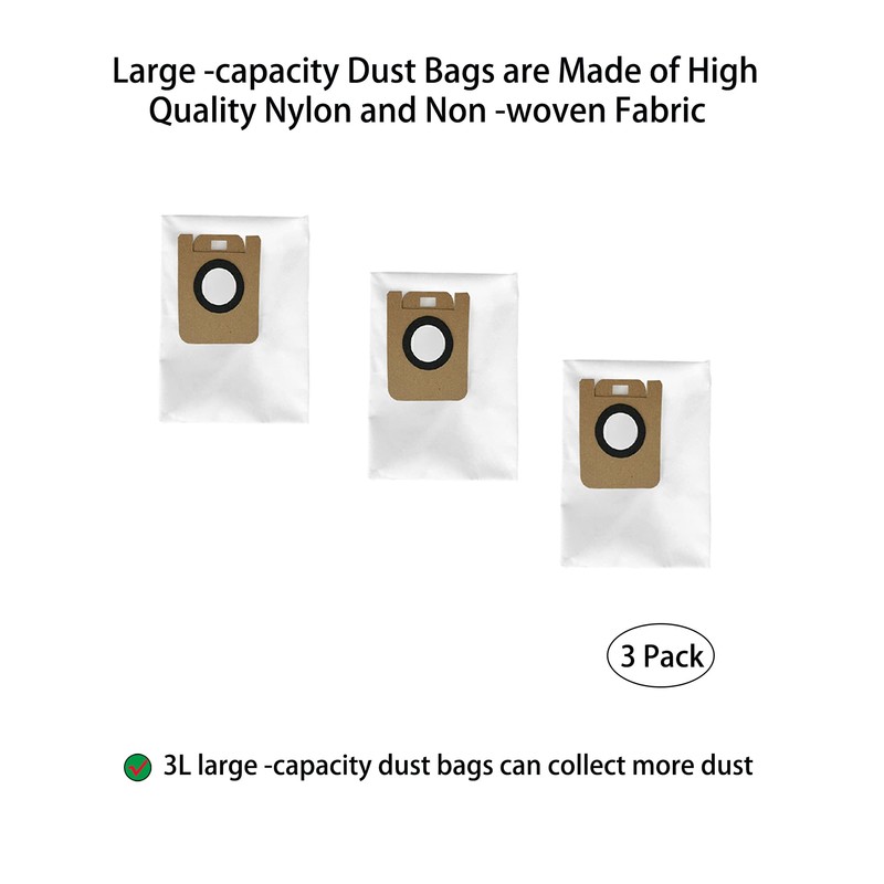 Brush Filter Mop Cloth Dust Bag Replacement Parts for Dreame