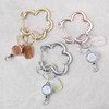 Flower Ring Carabiner (with reel), Flower GKH0009-GD (Gold)