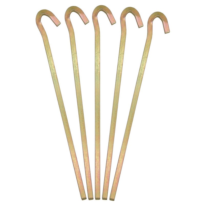AMANKA Stahl-Hart 5 Square Tent Pegs 220 x 6 mm