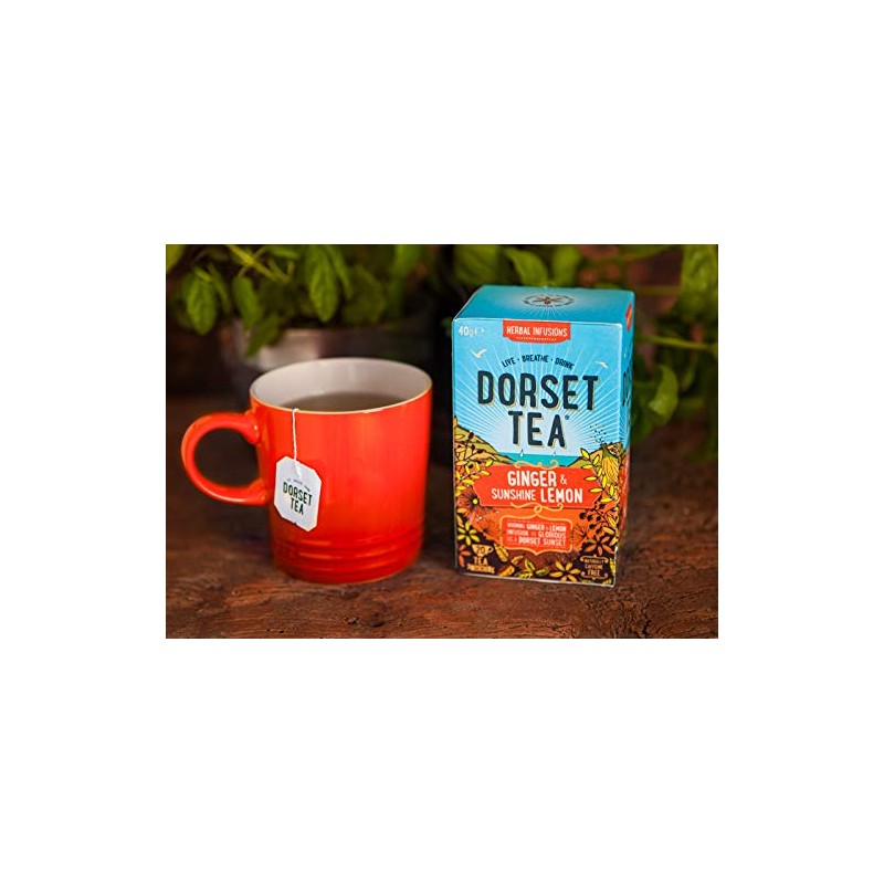 Dorset Tea Infusions (Herbal Ginger & Sunshine Lemon 3 x