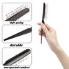 3Pcs Pointed Tail Professional Tail Hair Brush Lightweight Convenient Wig