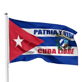 Cuba Flag 3x5 Ft Flag Cuban 3x5 Feet Nylon Flag Decorations, Cuba Fan Flag Patriotic Holiday decorations, Celebrations