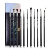 Jessup Kit 11pcs De Brochas Delineadores De Ojos,t324