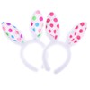 PLUSMAYI Bunny Ears Headbands 2pc,Cute Soft Touch rabbit ears headbands