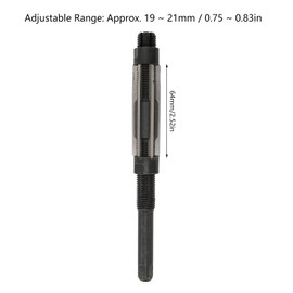 Adjustable Hand Reamer, Adjustable Reamer, 9SiCr Hand Reamers, Adjustable Reamer 19-21 mm Adjustment Range Hand Clamping Tool 6 Cutting Edges, Hand Tool Sets