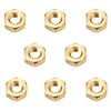 Metric Hexagonal (Hex) Full Nuts Solid Brass Various Sizes And