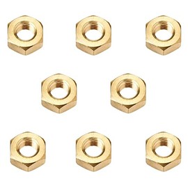 Metric Hexagonal (Hex) Full Nuts Solid Brass Various Sizes And Quantities M3 - M12 (M4 X 50 Pack)