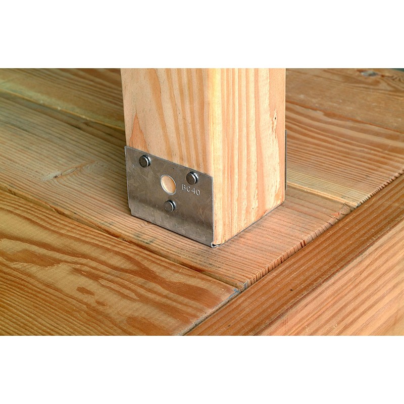 Simpson Strong-Tie BC60 BC Galvanized Post Base for 6X