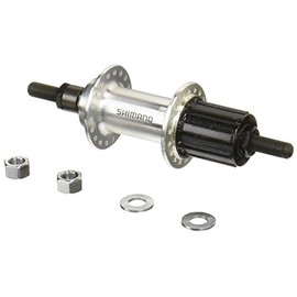 Shimano Unisex - Adult FH-TX500-8 Cassette Rear Wheel Hub Silver 32 Hole
