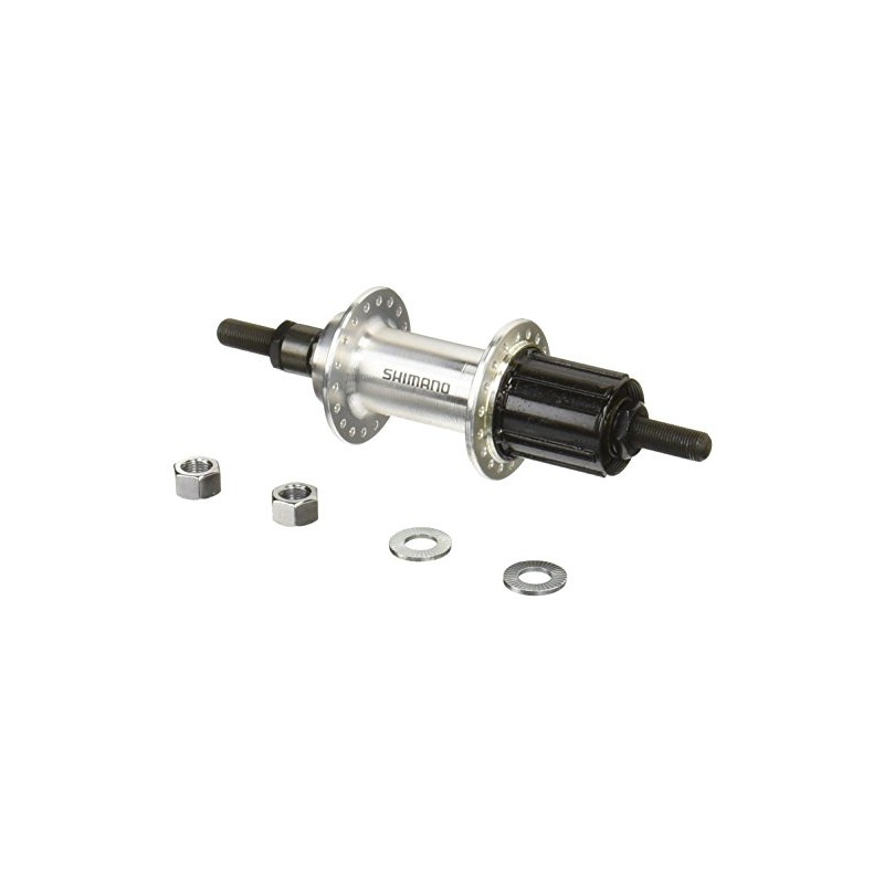 Shimano Unisex - Adult FH-TX500-8 Cassette Rear Wheel Hub Silver