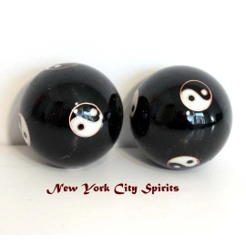 Masager ball Therapy Massager Balls - Yingyang (Metal) - Black