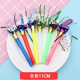 20 Pack Blowback Village Children Toys Super Long Blow Backs Cheer Tools Kids Toys Birthday Party Props