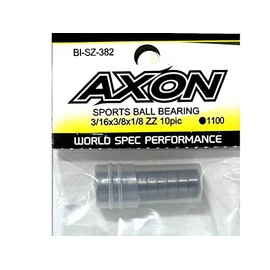 AXON SPORTS BALL BEARING 3/16x3/8x1/8 ZZ 10pic BI-SZ-382