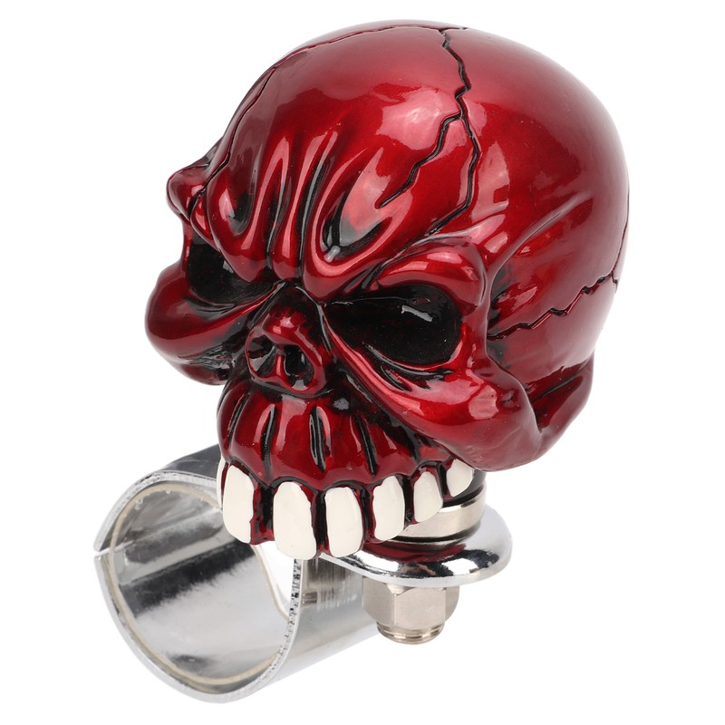 Steering Wheel Spinner Knob Skull Shape Universal Power Handle for