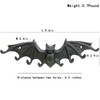 Womeet Coat Hooks Wall Mounted, Rustic Bat Key Hook Holder,