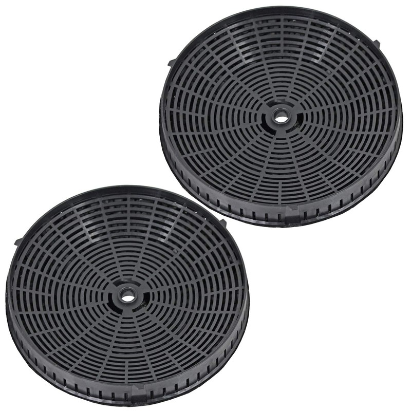 SPARES2GO Round Carbon Filter Pair compatible with Elica Cooker Hood