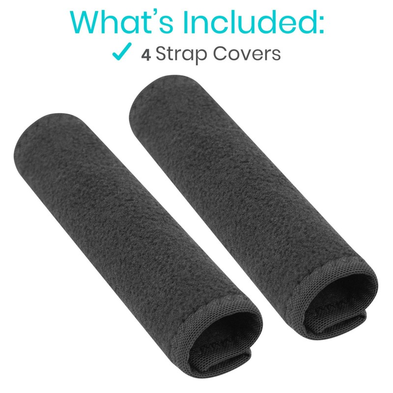 Vive CPAP Strap Covers (4 Pack) - Soft Fleece CPAP