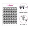 Individual Cluster for Eyelash Extension, 20D, 0.07, D-curl, 15mm, Individual