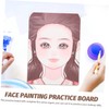 LALAFINA Face Painting Practice Board Reusable Pet Template for Makeup