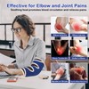 JOBYNA Elbow Heating Pad, Adjustable Tennis Elbow Pad for Men