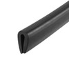 sourcing map Edge Trim U Seal Black Rubber Plastic U