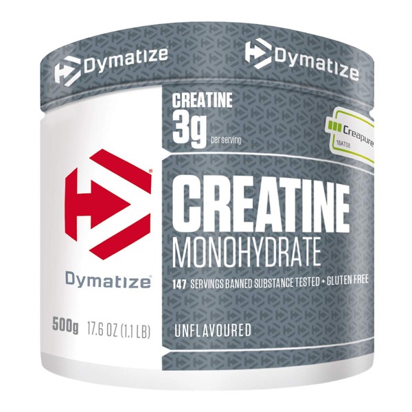 Dymatize Creatine Monohydrate Unflavoured Powder 500g - Amino Acid - Creatine