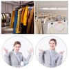 Umichen Clothes Hanger Connector Hooks Plastic Cascading Hangers Saving Organizer
