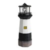 Yenergy Solar Powered Lighthouse Garden Light with Rotating Beacon –