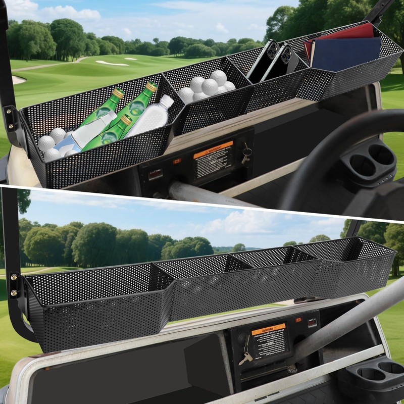 AIPSET Golf Cart DS Front Inner Basket, Golf Cart Dash