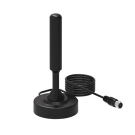 LINK BITS AT5M01 Antena de TV Digital para Interior, Alta Definición HDTV Ultra Compacta, Amplifica la Recepción de Canales