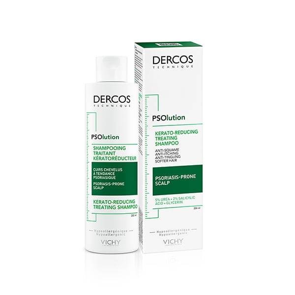 VICHY DERCOS PSOLUTION SHAMPOO KERATOREDUCING TREATMENT FOR PSORIASIS PRONE SCALP