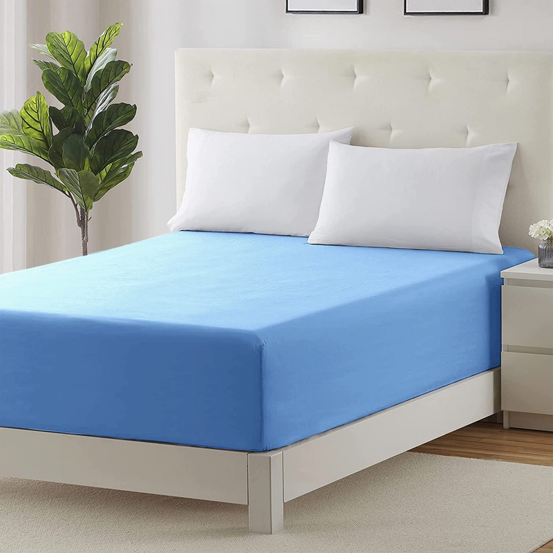 Moonlight Bedding Fitted Sheet 40 Cm Extra Deep Pocket Bed