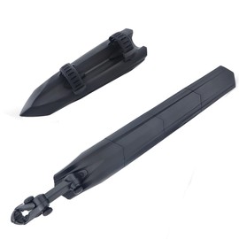 WEEROCK Front and Rear Bike Fender Frame Downtube Bicycle Mudguard and Adjustable Rear Bike Fender for 24 26 28 Inch Bicycle, Mountain Bike,MTB, Road Bike