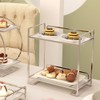 Bathroom Countertop Organizer, 2 Tier Acrylic Tray Vanity Counter Skincare