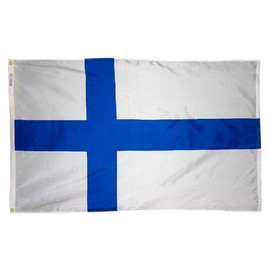 Finland Flag Nylon 12 in. x 18 in.