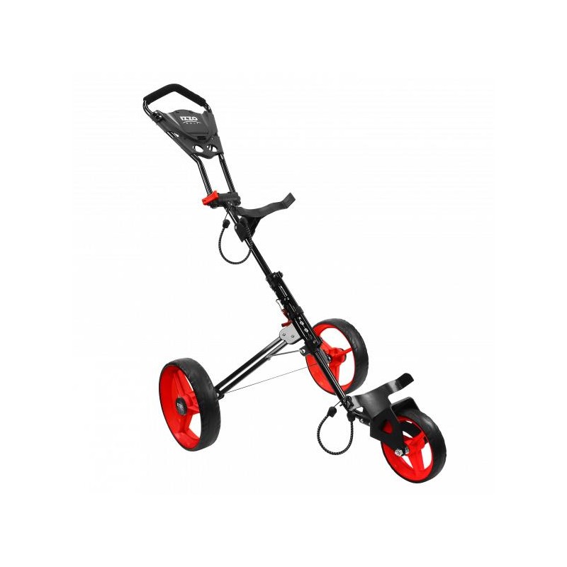 IZZO Golf Rover II Push Cart - Color: Red