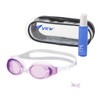 VIEW VA1601LV Swimming Goggles Set, Anti-Fog, Adjustment Strap, Original 3-Piece